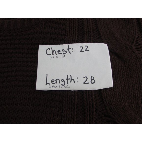 Charlotte Russe Maroon Sweater Size Medium - Picture 8 of 8